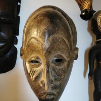 Африканска маска Чокве от Ангола, снимка 1 - Антикварни и старинни предмети - 43113096