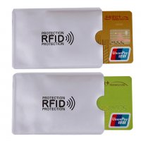 5 бр. RFID Калъфи за защита от кражба на данни от безконтактни кредитни и дебитни карти, снимка 8 - Други - 28011568