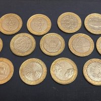 Лот от 13 бр монети по 2 паунда - Великобритания, снимка 1 - Нумизматика и бонистика - 44028626