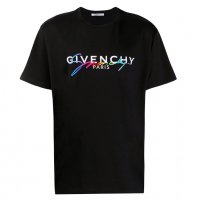 Мъжка тениска Givenchy Paris Embroidery Black XL, снимка 8 - Тениски - 26517550