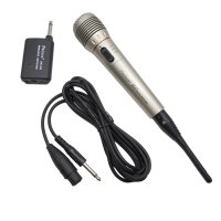 Безжичен-кабелен единичен микрофон за караоке WVNGR, снимка 1 - Микрофони - 33101520
