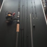 Готов комплект за фидер риболов - Фидер FTK+Макара DH 5000 , снимка 2 - Въдици - 37852935