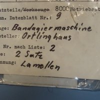 ламелни дискове Ortlinghaus за бондажна машина, снимка 2 - Резервни части за машини - 40528315