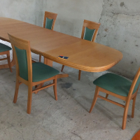 Комплект разтегателна маса с 6 стола- Автомат
, снимка 1 - Маси - 44862289