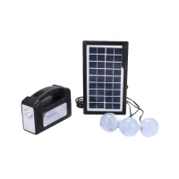 GDlite 3 Мултифункционален преносим соларен комплект с фенер, LED лампи и USB изход за зареждане на , снимка 7 - Соларни лампи - 44919452