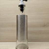 Стъклена бутилка с дозатор за зехтин , олио или оцет, снимка 7 - Аксесоари за кухня - 43348019