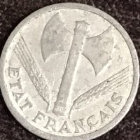1 франк франция 1943, снимка 2 - Нумизматика и бонистика - 35070422