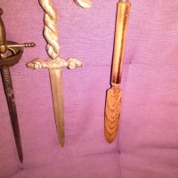 Ножове за писма-дървен -змия и испанска рапира, снимка 5 - Колекции - 26910731