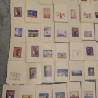 2240 нови пощенски картички с детски рисунки - двулистни, снимка 5 - Други - 26975479