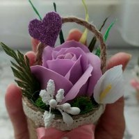 Кошнички с рози, снимка 4 - Подаръци за жени - 43861597