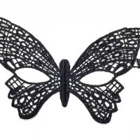 10  домино едра пеперуда маска дантела за лице очи маскарад парти бал, снимка 1 - Други - 26291984
