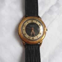 Мъжки позлатен механичен часовник Precisa 17 jewels, снимка 1 - Антикварни и старинни предмети - 43099523