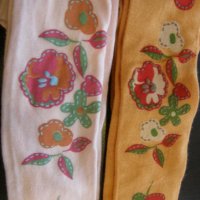 72-164см италиански розови,оранжеви италиански плътни пухкави детски чорапогащи детски чорапогащник