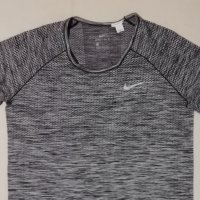 Nike DRI-FIT Knit оригинална блуза L Найк спорт фланелка фитнес, снимка 2 - Спортни екипи - 32586749