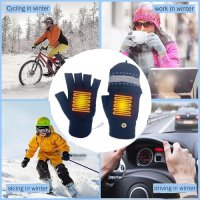 Нови Термо USB Ръкавици за Мъже и Жени Идеални за Зимата, снимка 3 - Ръкавици - 43499457