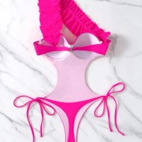 Бански Decorata Pink - S M L размери, снимка 2 - Бански костюми - 37121256