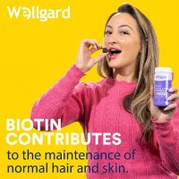 Нови Дъвчащи биотинови витамини 60 броя за кожа и коса Добавки с вкус на горски плодове, снимка 5 - Други - 39663869