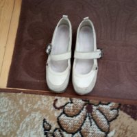 Бели дамски обувки №38, снимка 1 - Дамски ежедневни обувки - 38179859