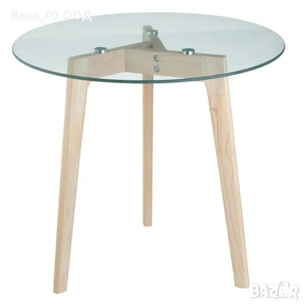 Стъклена холна масичка, снимка 1