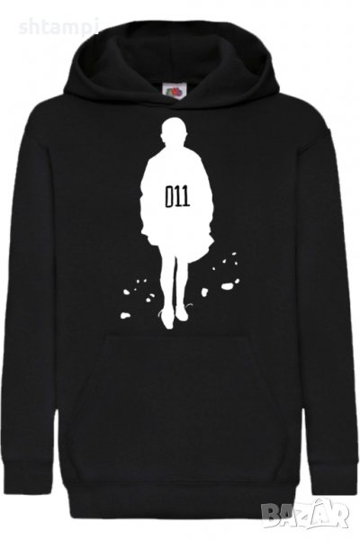 Детски Суитчър/Суитшърт Stranger Things Eleven 3,Игра,Подарък,Изненада,Забавление,Рожден Ден, снимка 1