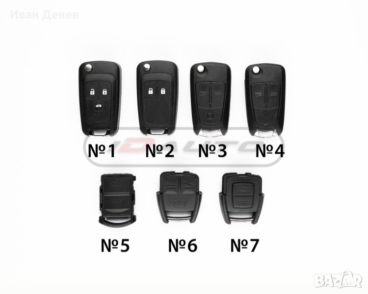 Кутийка ключ за Opel / Опел дистанционно Астра Корса Вектра Зафира Инс, снимка 1