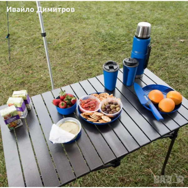 Сгъваема къмпинг маса 95х55, снимка 1