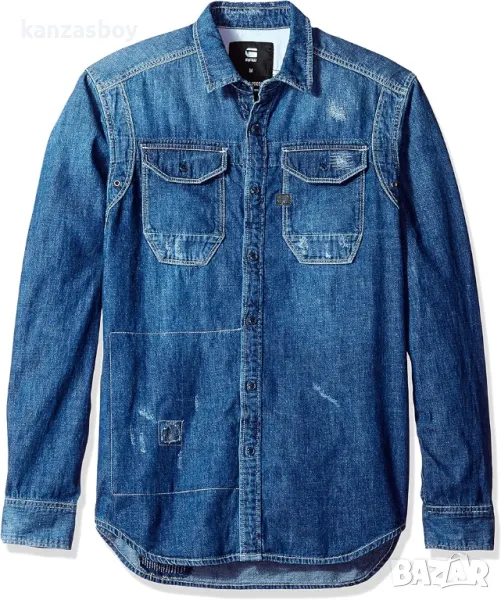 g-star wolker shirt - страхотна мъжка риза ХЛ, снимка 1