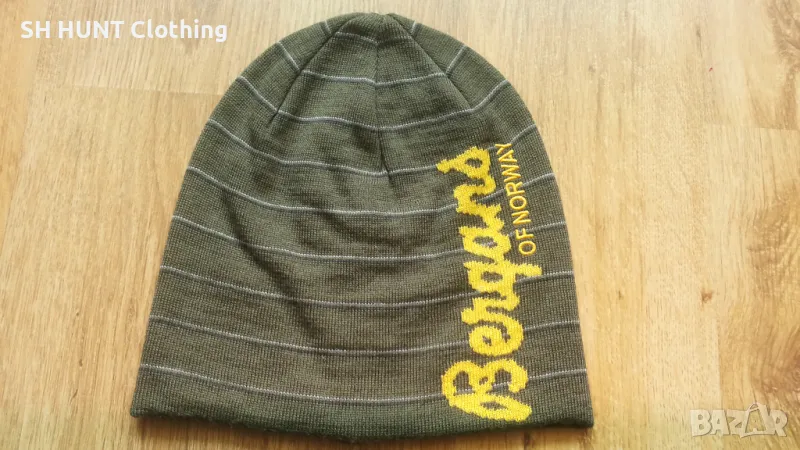 Bergans OF NORWAY KULING BEANIE 100% Merino Wool размер One Size зимна шапка - 1051, снимка 1
