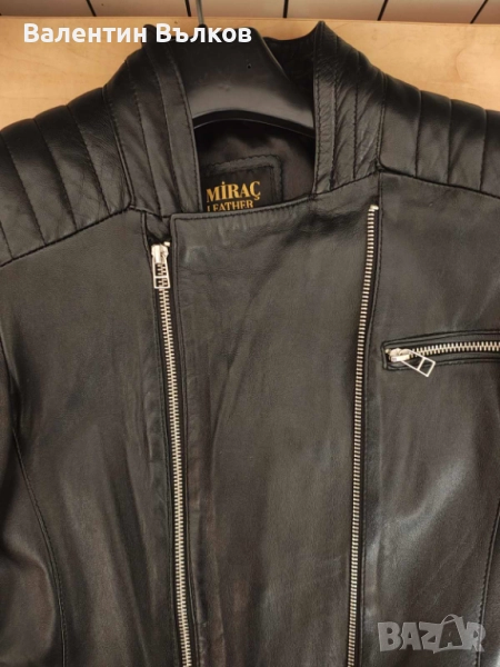 Женско кожено яке размер S, снимка 1