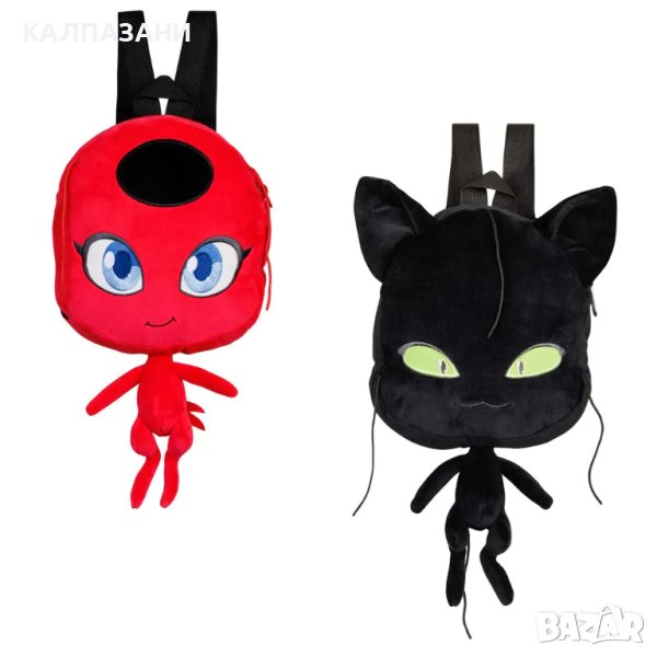 P.M.I. Miraculous Калинката и Котарака Раничка Куами MLB7006, снимка 1