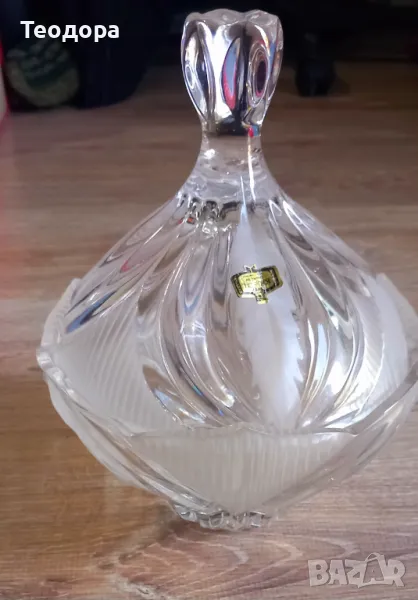 Ретро кристална бонбониера , снимка 1