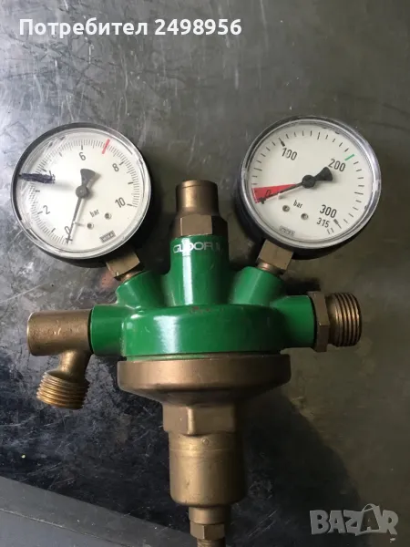 Редуцир вентил азот 300 bar, снимка 1