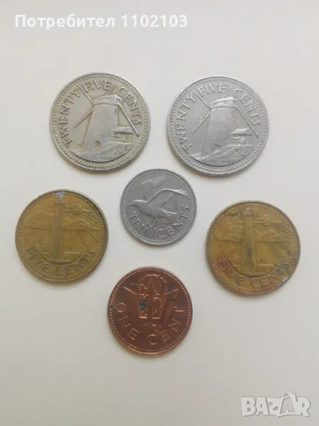 Лот монети от Барбадос 2, снимка 1