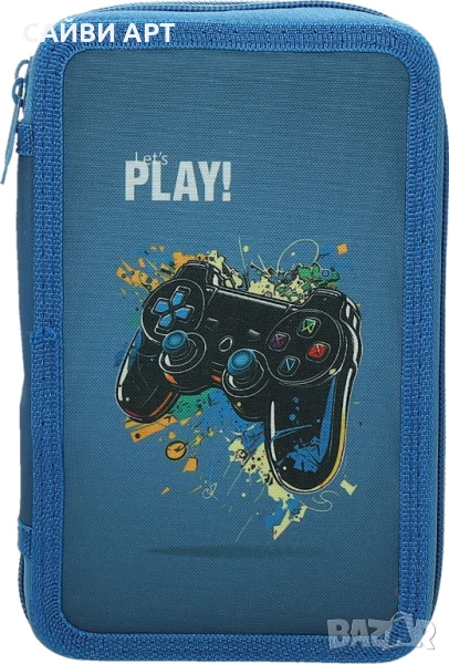 Несесер Street Woop, 2 ципа, празен, 21x13x5cm, снимка 1