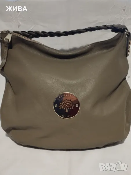 ЕСТЕСТВЕНА КОЖА голяма дамска чанта /Made in England/, снимка 1