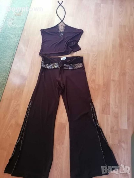 JEMY fashion дамски комплект /сет /панталон с топ, снимка 1