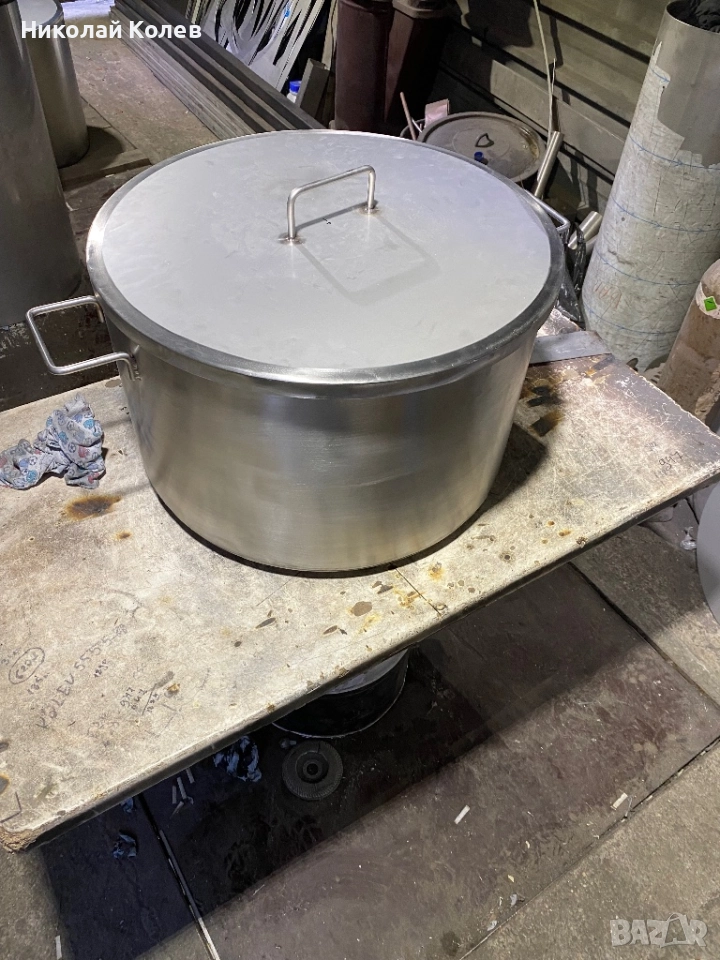 Казан неръждаем 60л, снимка 1