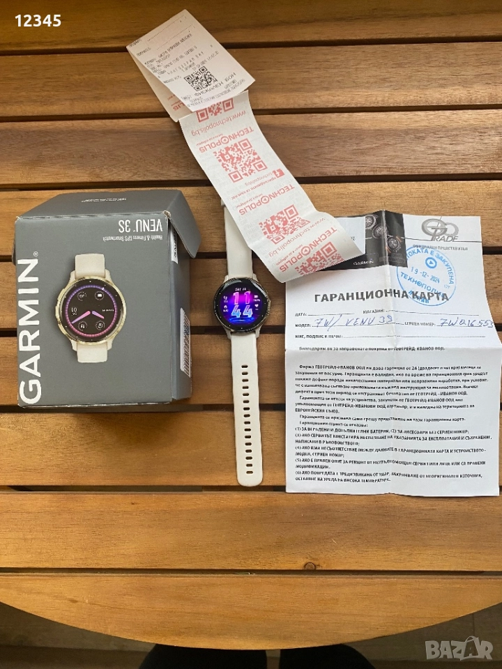 Смарт часовник Garmin Venu 3s, снимка 1