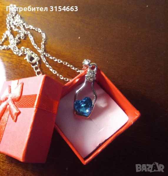 Колие с кристал , снимка 1