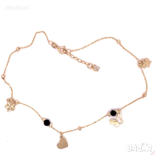 Златна дамска гривна за крак 2,73гр. 28см. 14кр. проба:585 модел:32125-1, снимка 1