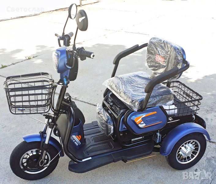 Електрическа триколка за възрастни с три седалки модел М19, снимка 1