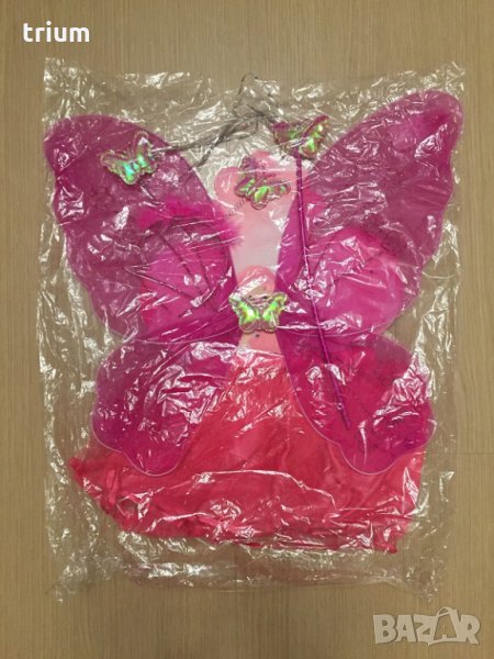 Детски парти маскировъчен комплект за карнавал - пеперуда 4 части, снимка 1