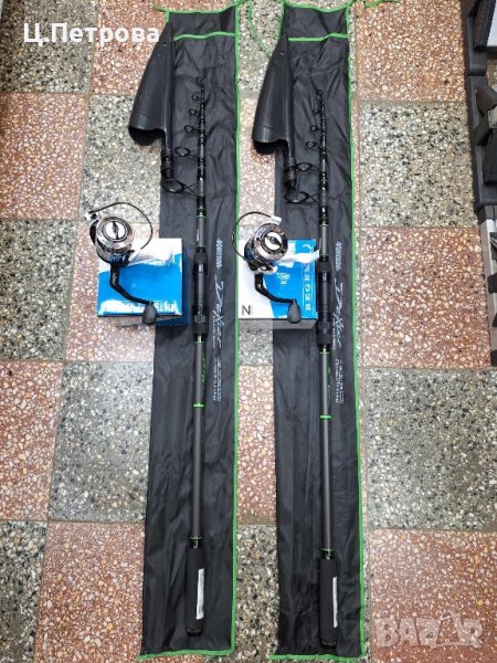 Комплект Телекарп Robinhan + макара Zebco, снимка 1