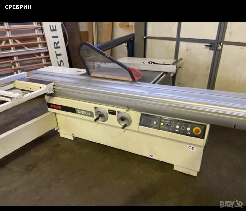 По заявка циркуляр с карета на 3200 мм с подрезвач и наклон на диска , снимка 1