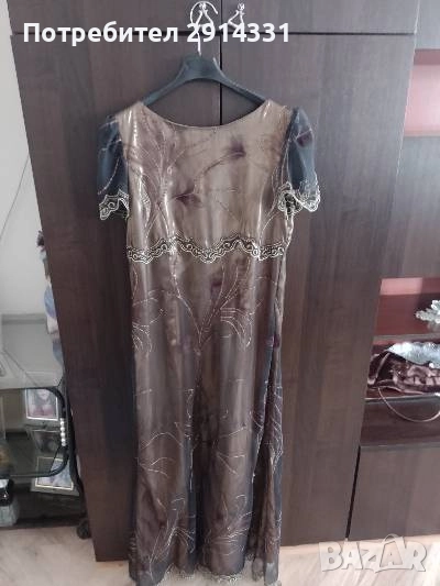 Официална дамска рокля - ръчна изработка , снимка 1