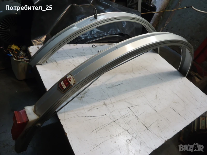 Ретро калници са велосипед, снимка 1