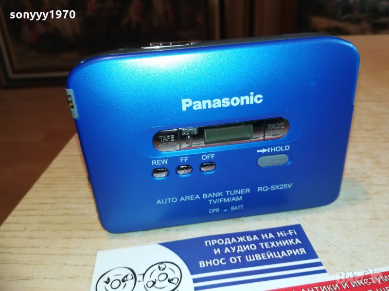 ПОРЪЧАН-panasonic rq-sx25v walkman-made in japan-mettal, снимка 1