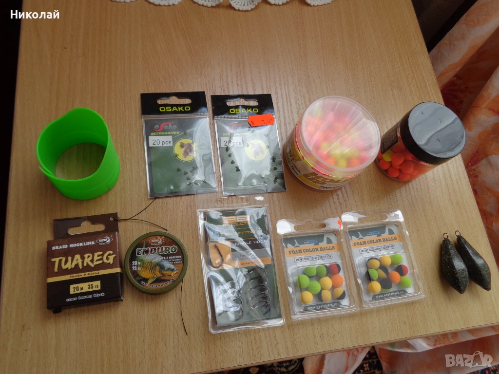 KATRAN TUAREG 35lb и Ендуро 25lb куки PB и Pop-Up топчета., снимка 1