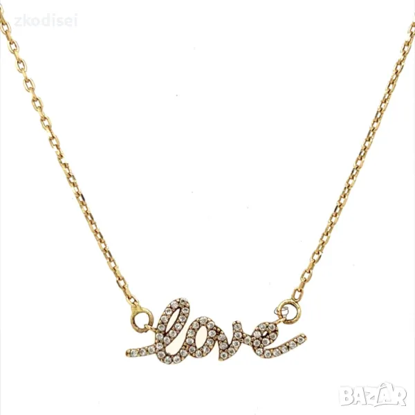 Златно колие 3,17гр. 42см. 14кр. проба:585 модел:27306-1, снимка 1