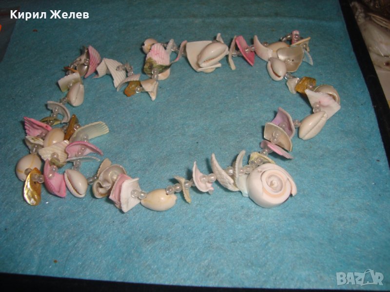 МЪНИСТЕНО МИДЕНО АРТ КОЛИЕ ХЕНД МЕЙД ЛЕТЕН ПЛАЖЕН ФЕШЪН НАКИТ 27009, снимка 1